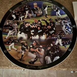 Florida Marlins 2003 World Series Champions Commemorative Plate